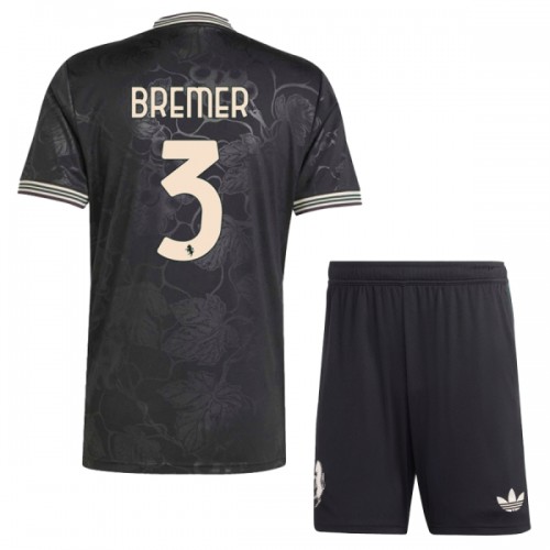 Virallinen Fanipaita + Shortsit Juventus Bremer 3 Kolmas Pelipaita 2025-26 - Lasten Virallinen Fanipaita + Shortsit Juventus Bremer 3 Kolmas Pelipaita 2025-26 - Lasten